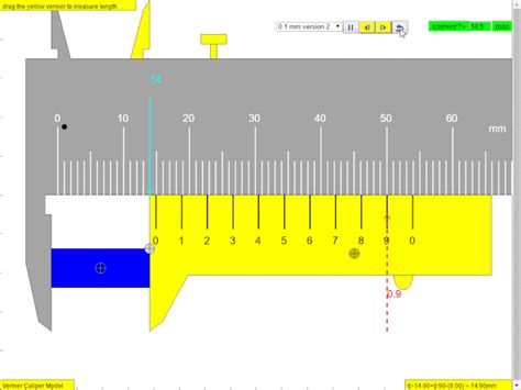 vernier calipers online|Vernier Caliper Simulator .